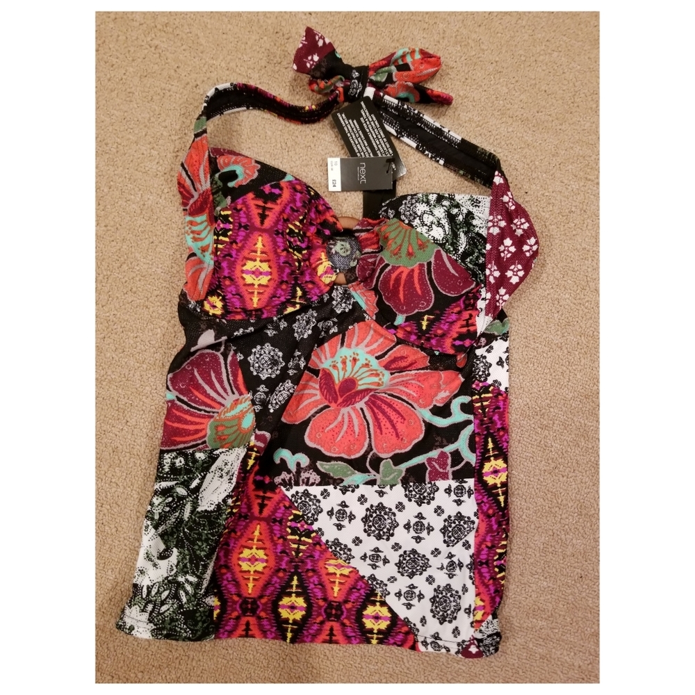 NWT Next tankini top. Paisley print.